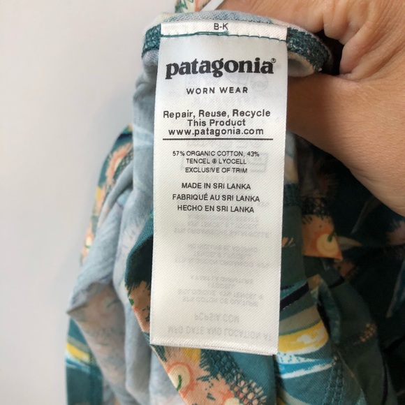 Patagonia Edisto Dress Las Flores Small NWT - Picture 9 of 11